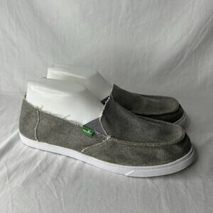 Sanuk Men’s High Five Shoes Gray Size 10